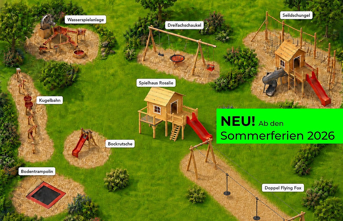 Plan: Der neue große Outdoorspielplatz